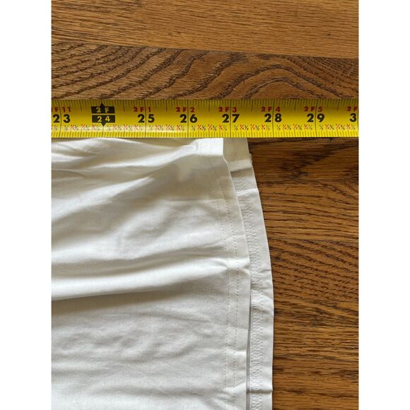 Modcloth White Peplum Tank Top Blouse Tie Up Shirt Women's Size Small - Picture 7 of 8